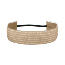 Boho Desert Tan Tone Paint Brush Dash Stripes
