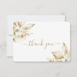 Boho Desert thank you card