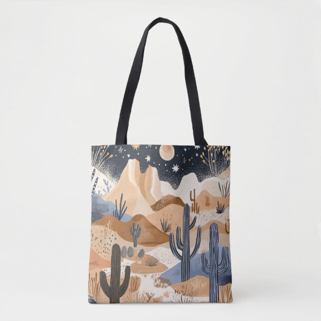 Boho Desert Tote Bag (Front)