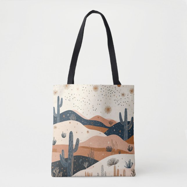 Boho Desert Tote Bag (Front)