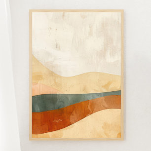 Boho Desert Tranquil Print 2 of 3 Poster