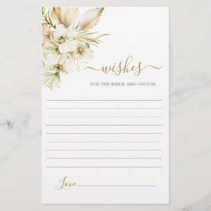 Boho Desert Wishes for the Bride card