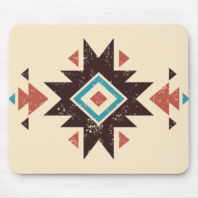 Boho Diamond Emblem Mouse Mat (Front)