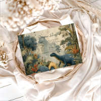 Boho Dino Baby Shower Diapper Raffle