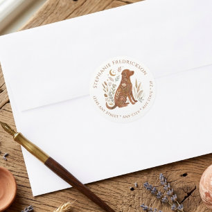 Boho Dog Address Labels – Dog Mum Gift