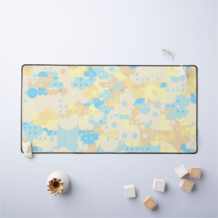 Boho Dot Pattern Desk Mat