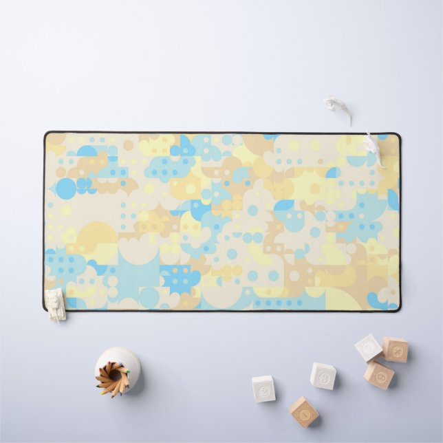Boho Dot Pattern Desk Mat (Kids Table)