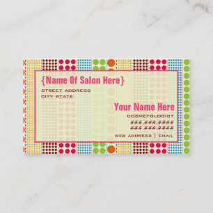 Boho Dots Cosmetologist Salon Appointment