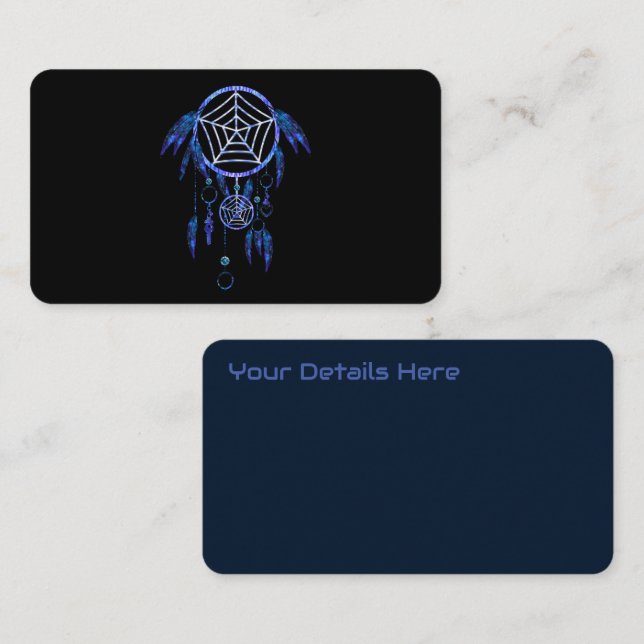Boho Dream Catcher Business Card (Front/Back)