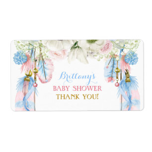 Boho Dream Catcher Water Bottle Gift Thank You