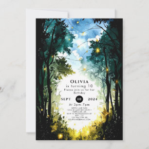 Boho Dream Woodland Birthday Invitation