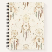 Boho Dreamcatcher Journal | Ethereal Feathers