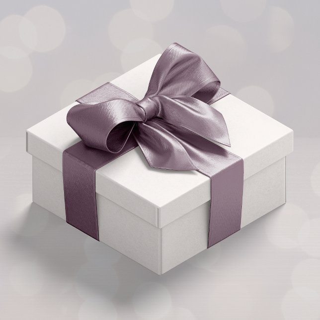 Boho Dusty Purple 7F6271  Satin Ribbon (Boho Dusty Purple Ribbon 7F6271)