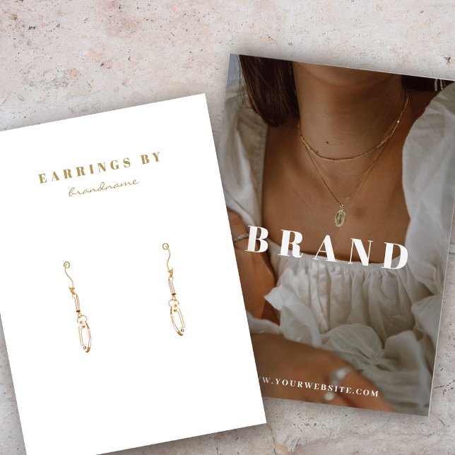 Boho Earring Display Photo Card (Creator Uploaded)