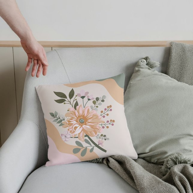 Boho Earth Tones Throw Pillows (Creator Uploaded)