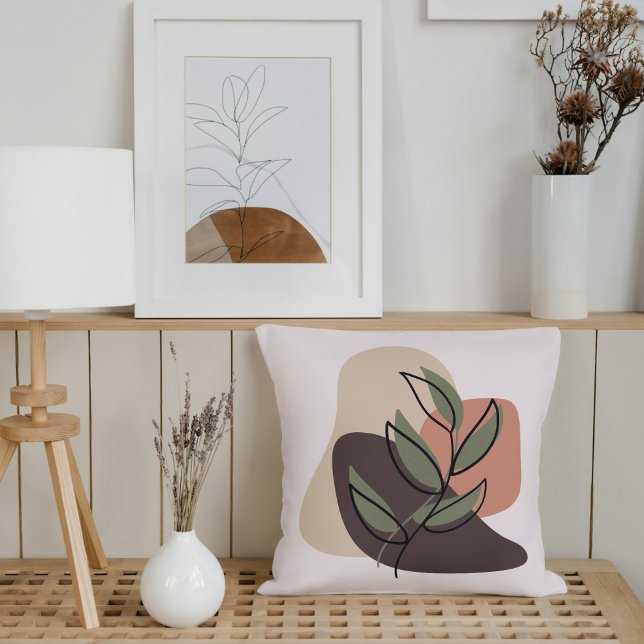 Boho Earth Tones Throw Pillows (Creator Uploaded)