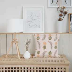 Boho Earth Tones Throw Pillows