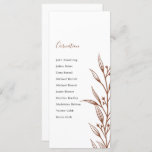 Boho Earthy Botanical Elegant Ivory Table Plan Car<br><div class="desc">Introducing our Boho Earthy Botanical Elegant Ivory Wedding Table Plan Card, a perfect blend of boho vibes, earthy tones, and elegant script writing that sets the tone for a romantic and modern wedding celebration. Designed in soft brown and ivory hues, this menu exudes a soft and minimalist style, creating a...</div>