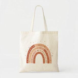 Boho Earthy Rainbow Aesthetic  Tote Bag