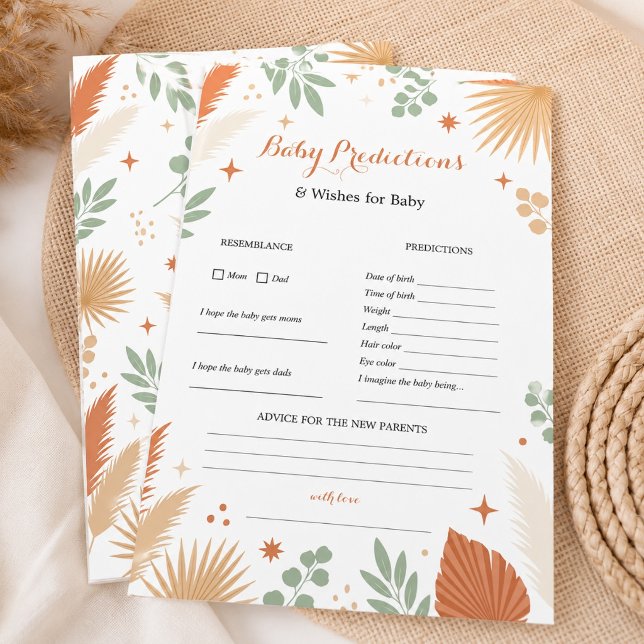 Boho Earthy Terracotta Palm Baby Predictions (Boho Earthy Terracotta Palm Baby Predictions)
