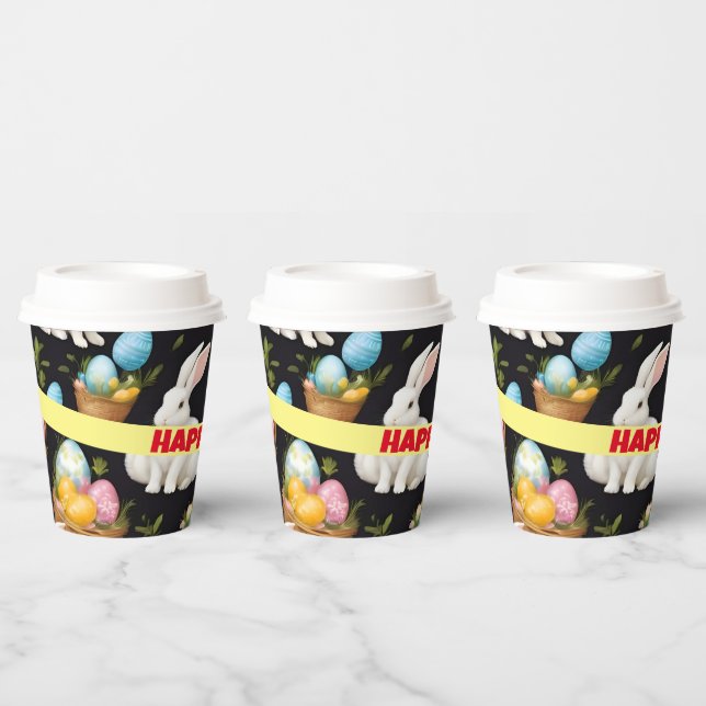 Boho Easter Bunny Collection Paper Cups (Multi)