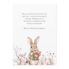 Boho Easter Pretty Bunny Blush Floral Eggs 