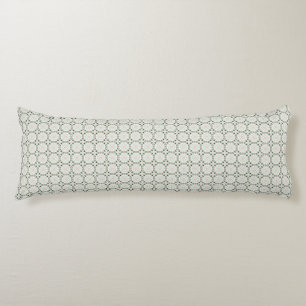 Boho Eclectic Intricate Delicate Christmas Pattern Body Cushion