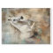 Boho Elegant White Horse Decoupage