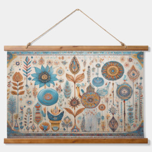 Boho Elements Wall Hanging Tapestry