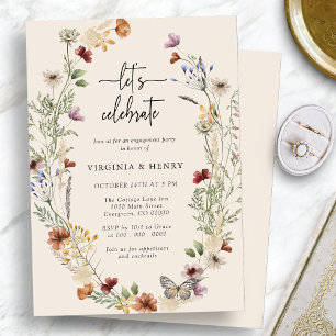 Boho Engagement Party Invitation