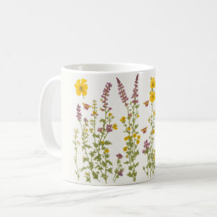 Boho English wildflower best grandmother ever Coffee Mug