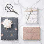 Boho Falalala Christmas Tree Wrapping Paper Sheets<br><div class="desc">I take pride in all my designs, If you have any questions, want custom changes made to the design, or want coordinating items to match & need me to create it, please contact Megan with Emma Sue Bow-tique directly at megan@emmasuebowtique.com . Zazzle is now offering digital files, however if you...</div>