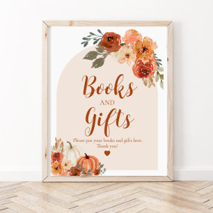 Boho Fall A Little Pumpkin Autumn Books and Gifts Poster