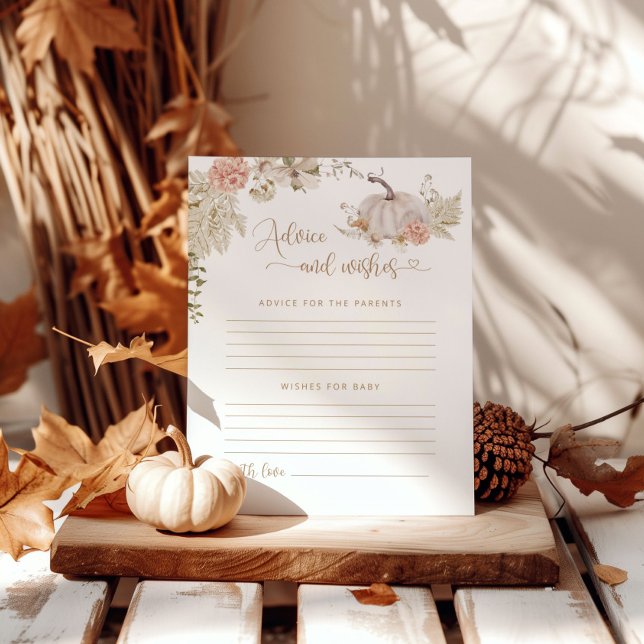 Boho fall advice and wishes for parents card (Creator Uploaded)