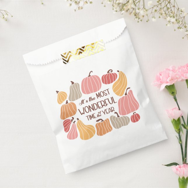 Boho Fall Autumn Quote  Favour Bags (Sealed)
