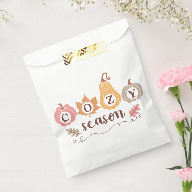 Boho Fall Autumn Quote  Favour Bags (Sealed)