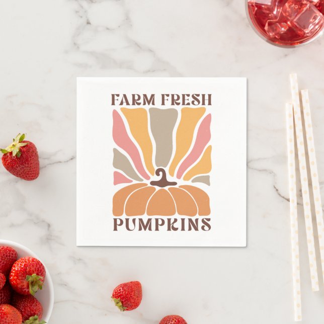 Boho Fall Autumn Quote  Napkin (Insitu)
