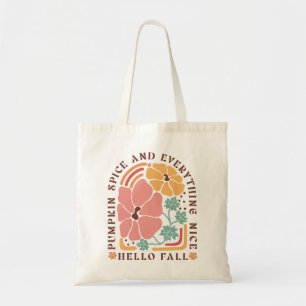 Boho Fall Autumn Quote Tote Bag