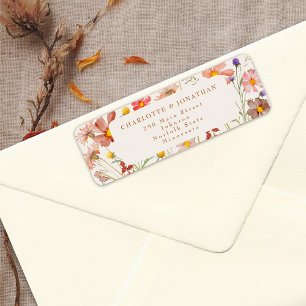 Boho Fall Floral Terracotta Beige Wedding