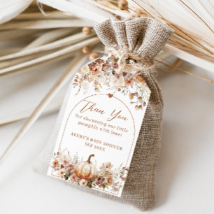 Boho Fall in love Wildflower Baby Shower Gift Tags