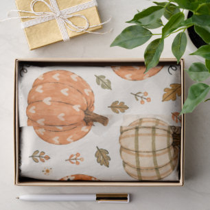 Boho Fall Pumpkin Tissue Paper