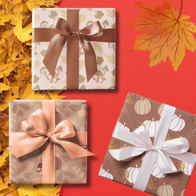 Boho Fall Wrapping Paper Sheet (Boho Fall Wrapping Paper Sheets)