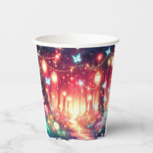 Boho Fantasy Enchanted Forest Baby Shower  Paper Cups
