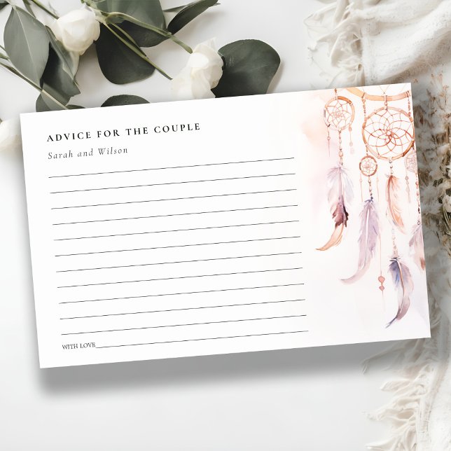 Boho Feather Dreamcatcher Wedding RSVP QR Code (Creator Uploaded)