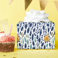 Boho Feather & Floral Pattern 