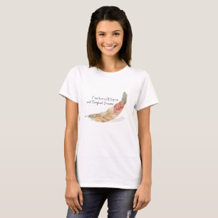 Boho Feather T-Shirt – Spring Artistic Style