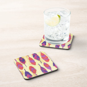 Boho Feathers Coaster
