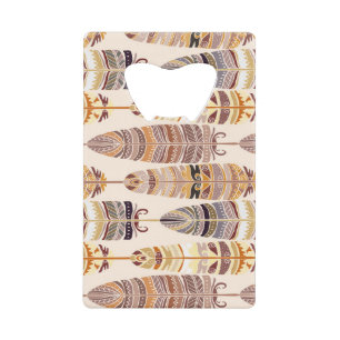 Boho Feathers: Tribal Seamless Pattern