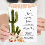 Boho Fiesta Taco 'bout Love Couples Shower  Invitation<br><div class="desc">Fiesta Couples Shower Invitation Taco Bout Love invitation with cactus. Perfect for baby shower,  couples shower,  bridal shower,  etc.</div>