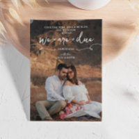 Boho First Baby Neutral Pregnancy Announcement